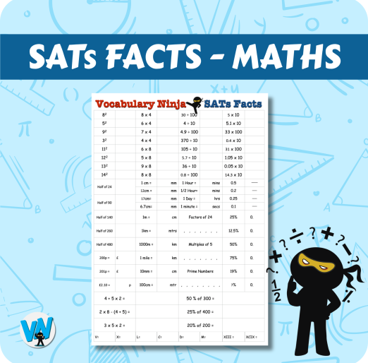 SATs FACTs – Maths | 10 Revision Sheets + Answers