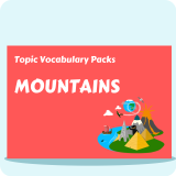 Mountains Vocabulary Display Pack