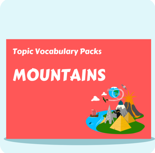 Mountains Vocabulary Display Pack