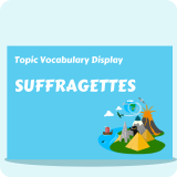 Suffragettes Vocabulary Display Pack