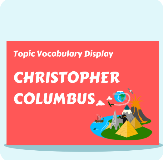 Christopher Columbus Vocabulary Display Pack