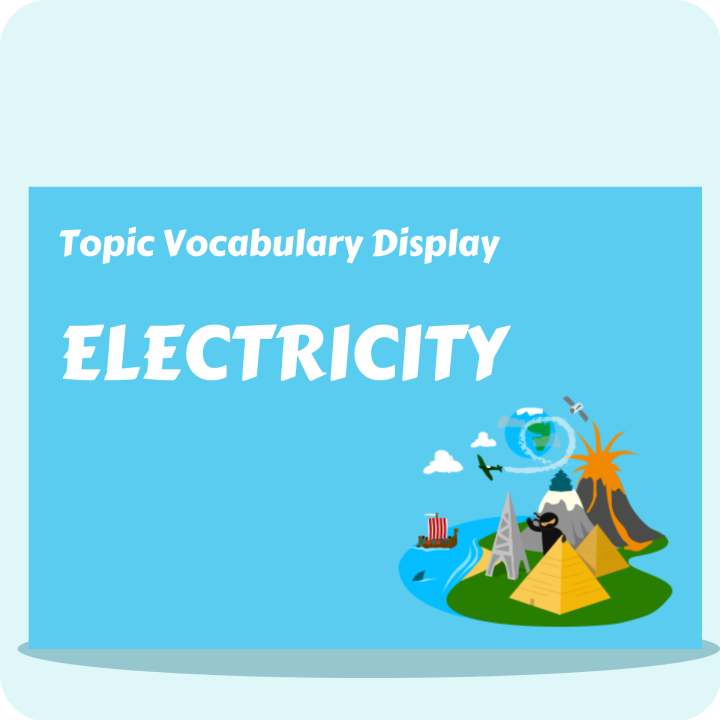 Electricity Vocabulary Display Pack Vocabulary Ninja