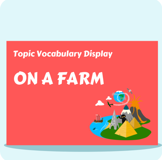 On a Farm Vocabulary Display Pack