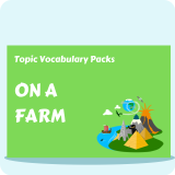 On a Farm Topic Vocabulary Pack