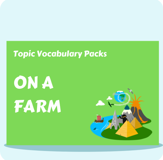 On a Farm Topic Vocabulary Pack