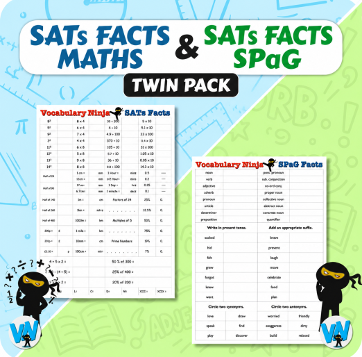 SATs FACTs – Maths & SPaG Twin Pack | 20 Revision Sheets + Answers