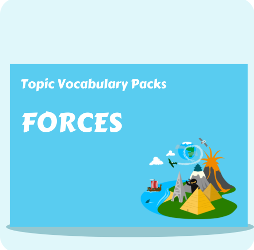 Forces Topic Vocabulary Pack