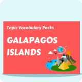 Galapagos Islands Topic Vocabulary Pack