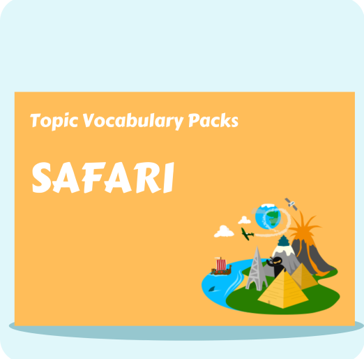 Safari Topic Vocabulary Pack