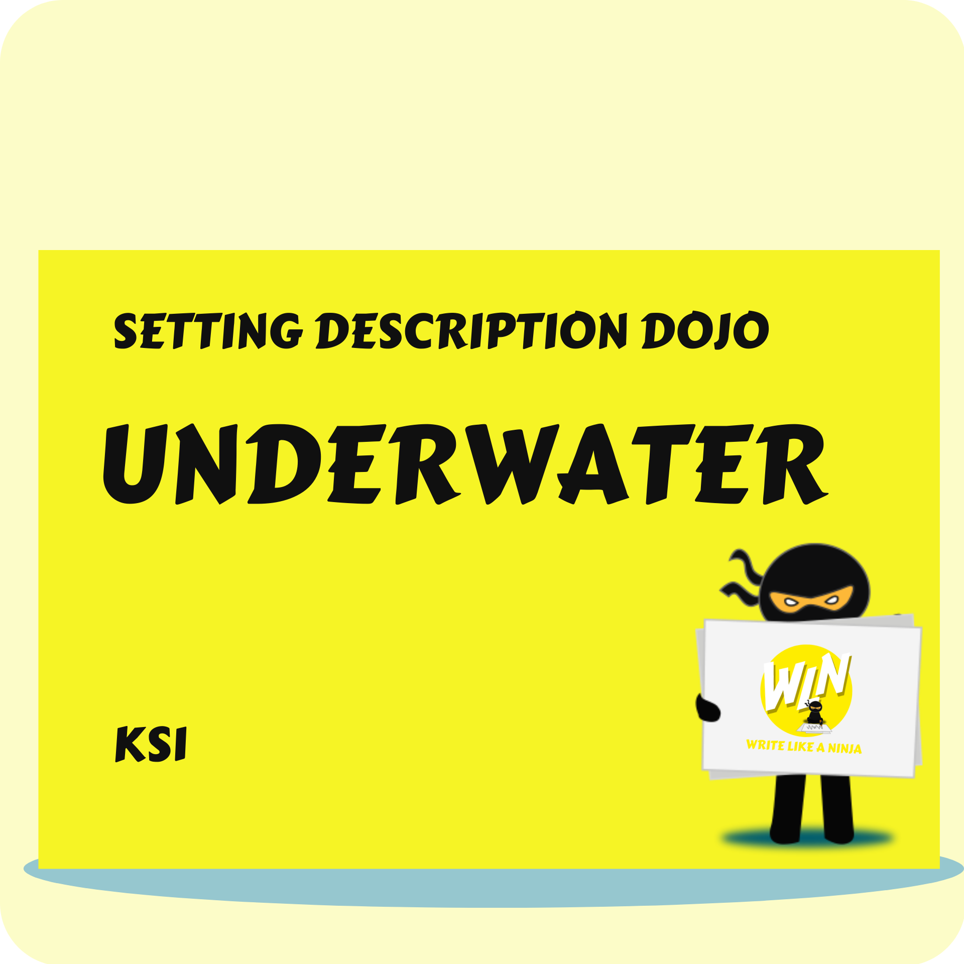 Underwater Setting Description Dojo KS1 Vocabulary Ninja