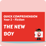 Quick Comprehension - Year 2 - Fiction - The New Boy