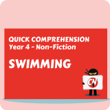 Quick Comprehension - Year 4 - Non-Fiction - Swimming