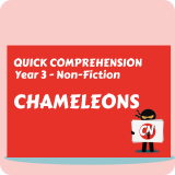 Quick Comprehension - Year 3 - Non-Fiction - Chameleons
