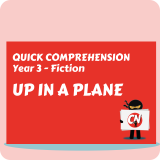 Quick Comprehension - Year 3 - Fiction - Up in a Plane