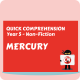 Quick Comprehension - Year 5 - Non-Fiction - Mercury