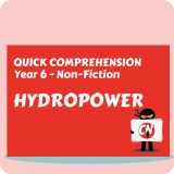 Quick Comprehension - Year 6 - Non-Fiction - Hydropower