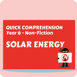 Quick Comprehension - Year 6 - Non-Fiction - Solar Energy