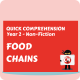 Quick Comprehension - Year 2 - Non-Fiction - Food Chains