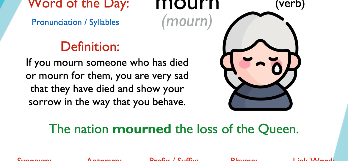 mourn