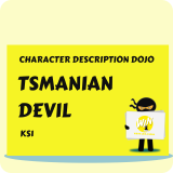 Tasmanian Devil  - Character Description Dojo
