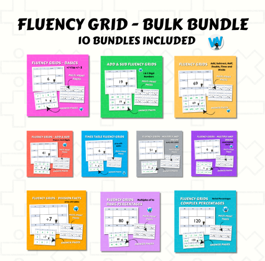 Fluency Grids Bulk Bundle (10 Packs)
