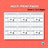 Fluency Grids – Add and Subtract from 1, 2 & 3 Digits