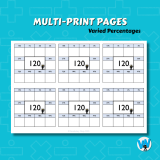 Fluency Grids – Complex Percentages