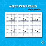Times Tables Fluency Grids