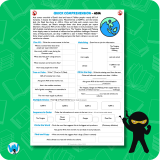 Quick Comprehension Topic Bundle – Y5 Continents
