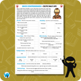 Quick Comprehension Topic Bundle – Y5 Iron Age