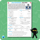 Quick Comprehension Topic Bundle – Y5 Renewable Energy