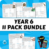 Quick Comprehension Topic Bundle – Y6 Bundle (11 packs)