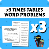 Times Table Word Problems x3