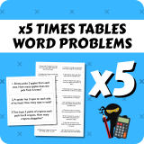 Times Table Word Problems x5