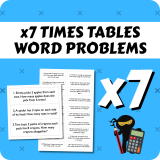 Times Table Word Problems x7