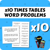 Times Table Word Problems x10