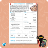 Quick Comprehension Topic Bundle – Y6 Ancient Civilisations