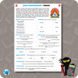 Quick Comprehension Topic Bundle – Y6 Extreme Weather