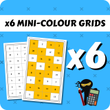 Times Table Mini-Colour Grids x6