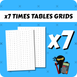 Times Table Grids x7