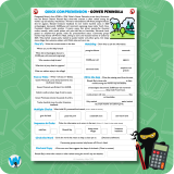 Quick Comprehension Topic Bundle – Y5 Areas of ONB