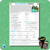 Quick Comprehension Topic Bundle – Y5 Areas of ONB