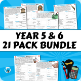 Quick Comprehension Topic Bundle - Y5 & 6 Bundle (21 packs)