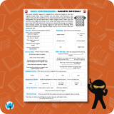 Quick Comprehension Topic Bundle – Y3 Forces and Magnets