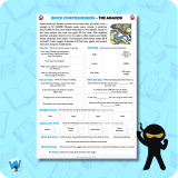 Quick Comprehension Topic Bundle – Y3 Rivers of the World