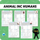 Quick Comprehension Topic Bundle - Y4 Animals and Humans