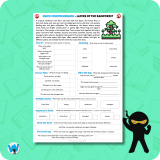 Quick Comprehension Topic Bundle – Y4 Rainforest Habitats