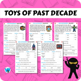 Quick Comprehension Topic Bundle - Y2 Toys of the Past Decade