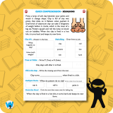 Quick Comprehension Topic Bundle – Y2 Using Materials