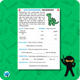 Quick Comprehension Topic Bundle – Y1 – Dinosaurs